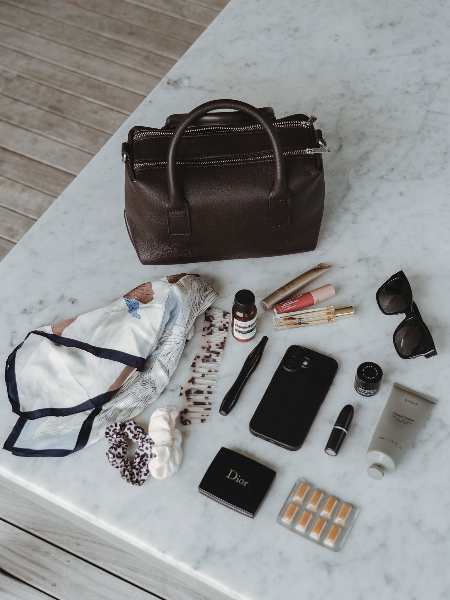 Boston Bag — Chocolate | Top Handle & Crossbody