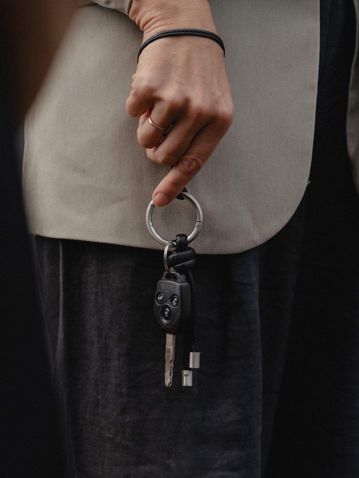 Wolff Signature Keyring — Black