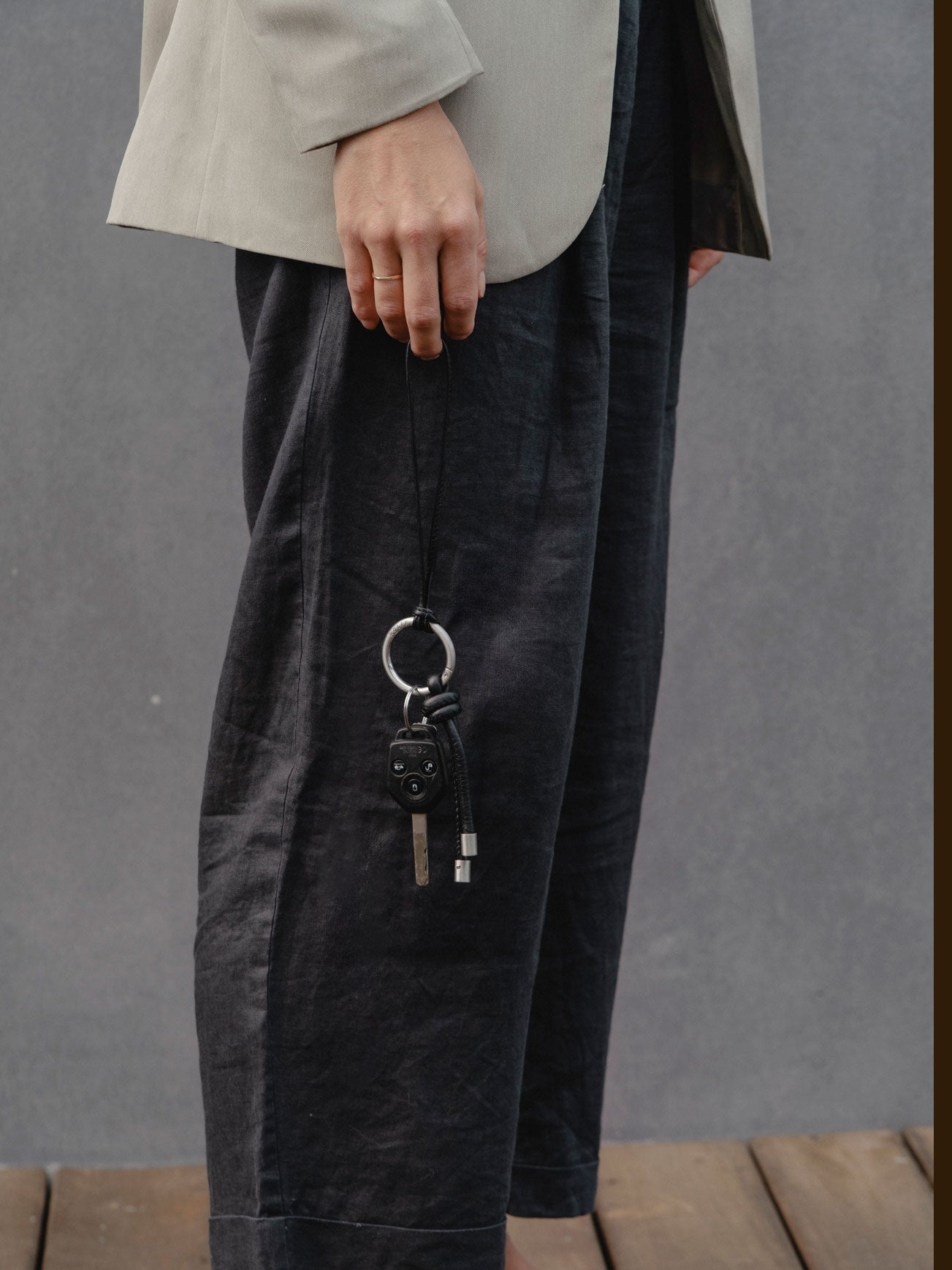 Wolff Signature Keyring — Black