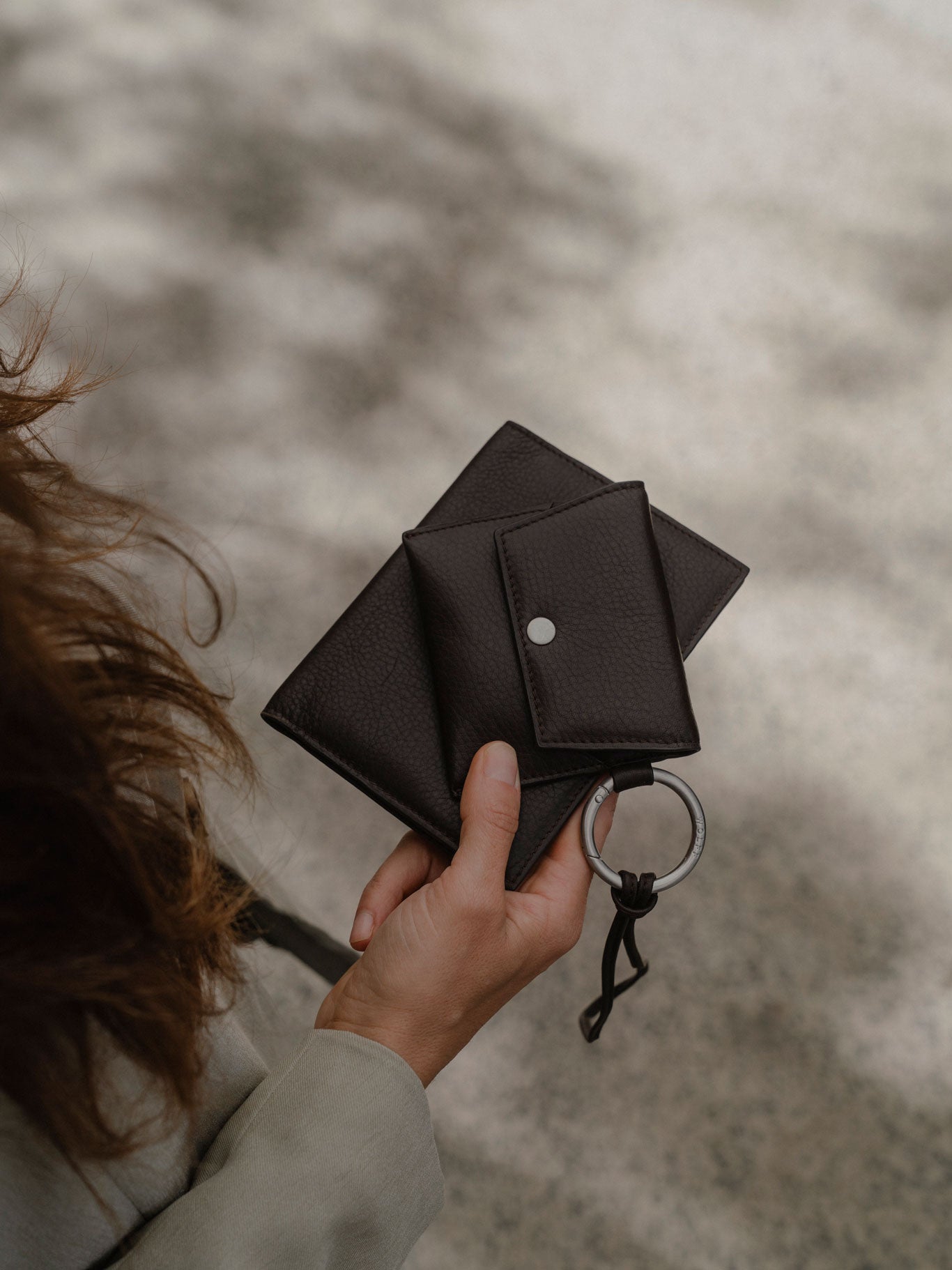 Elisa Mini Wallet — Chocolate