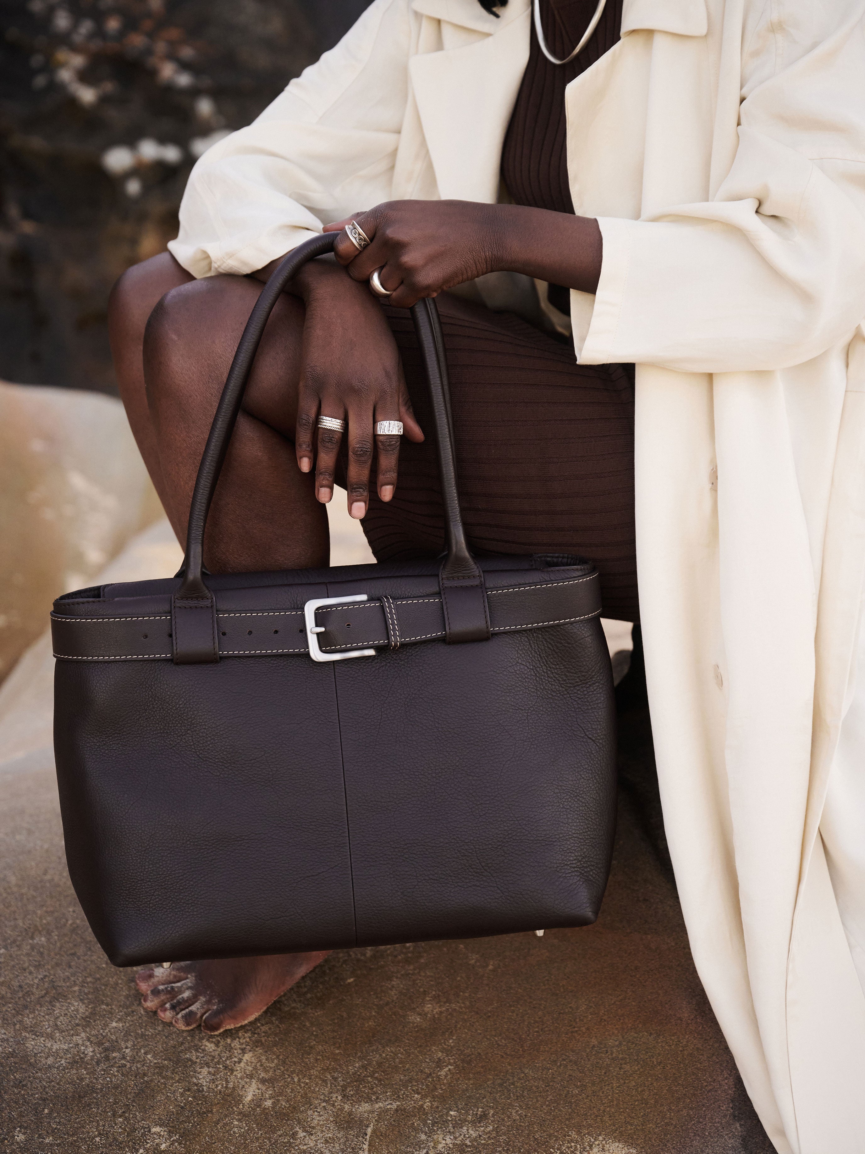 Paris Belt — Chocolate, wide