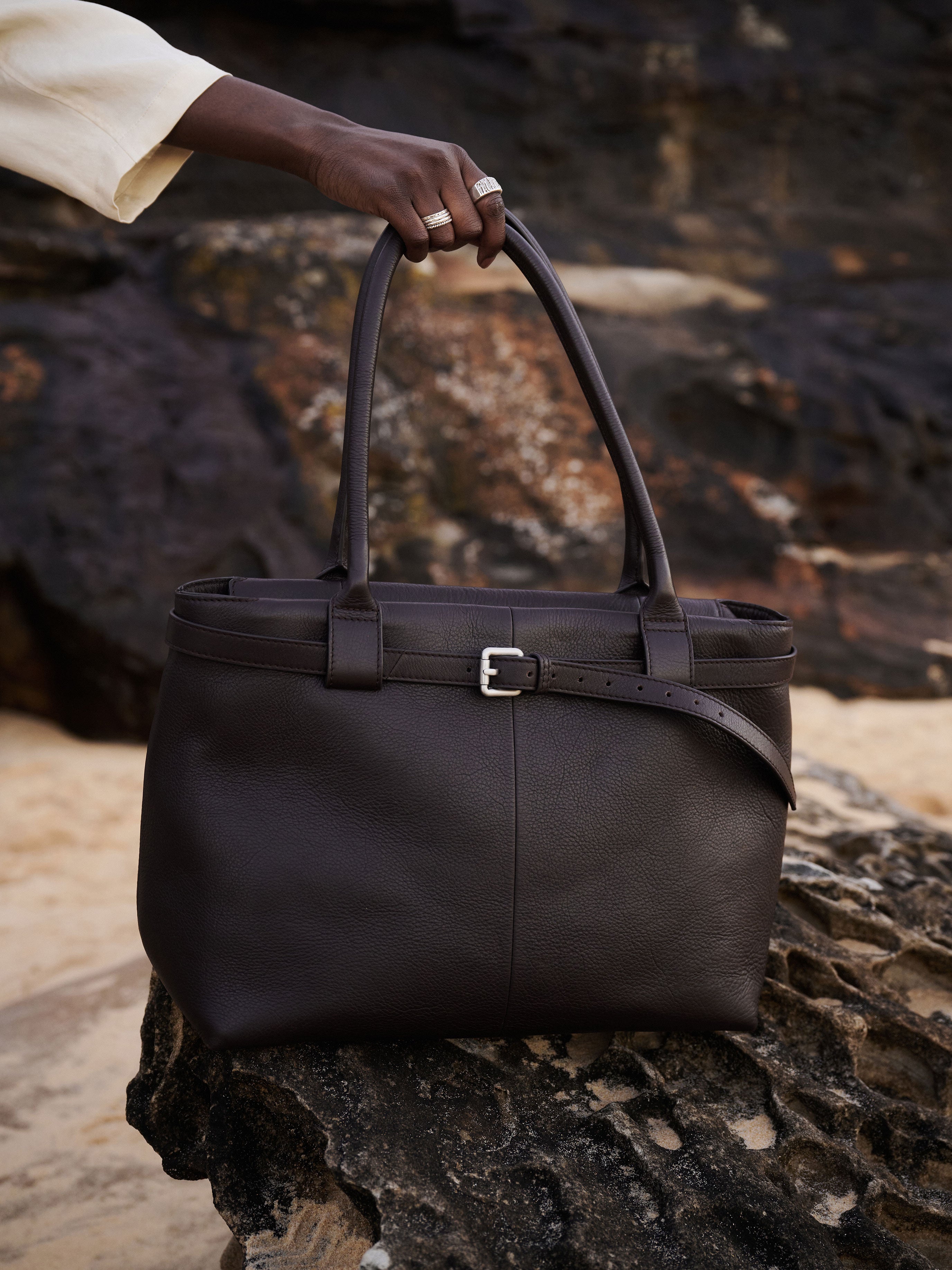 Paris Belt — Chocolate, thin