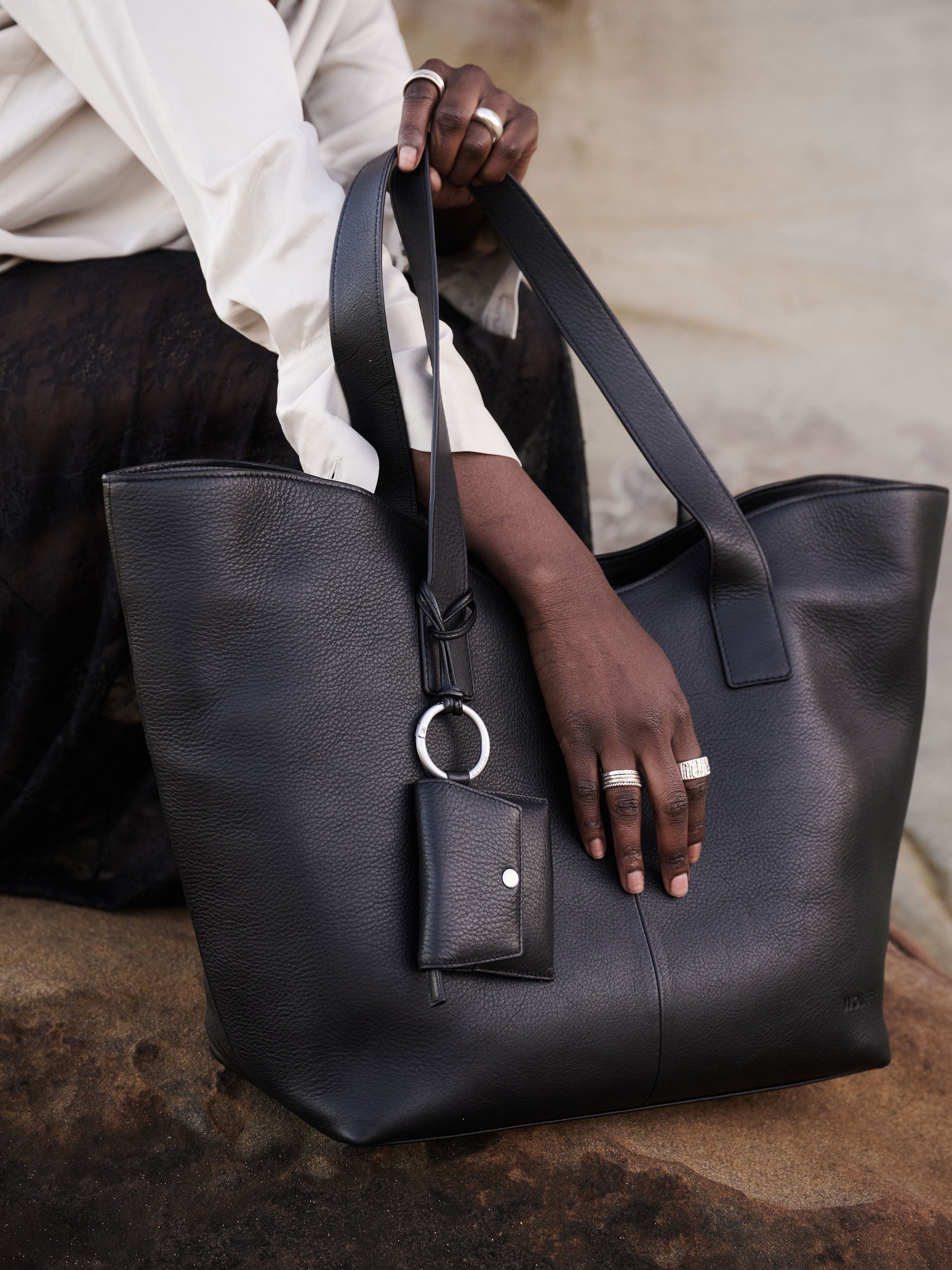 Elisa Mini Wallet — Black