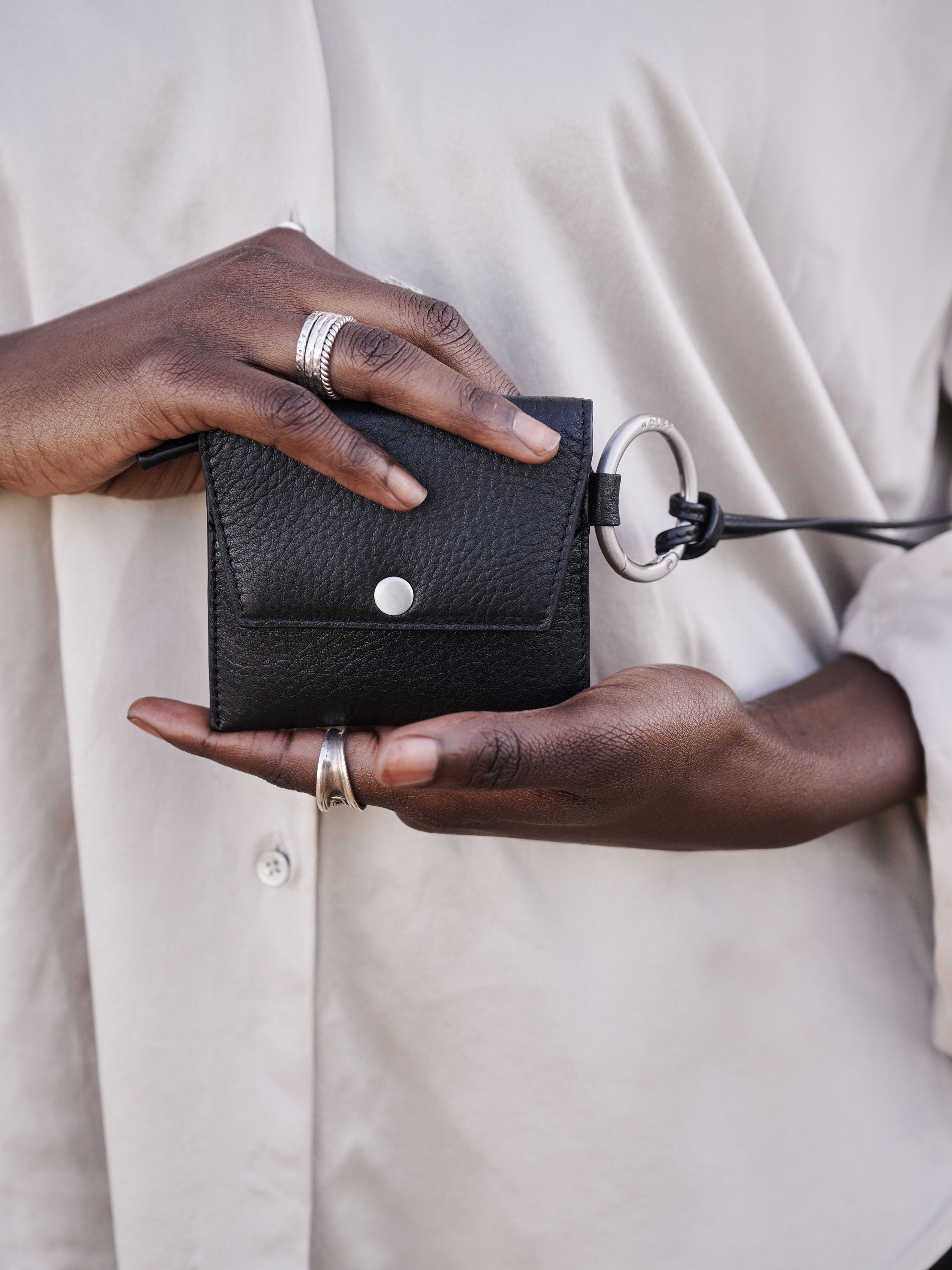 Elisa Mini Wallet — Black