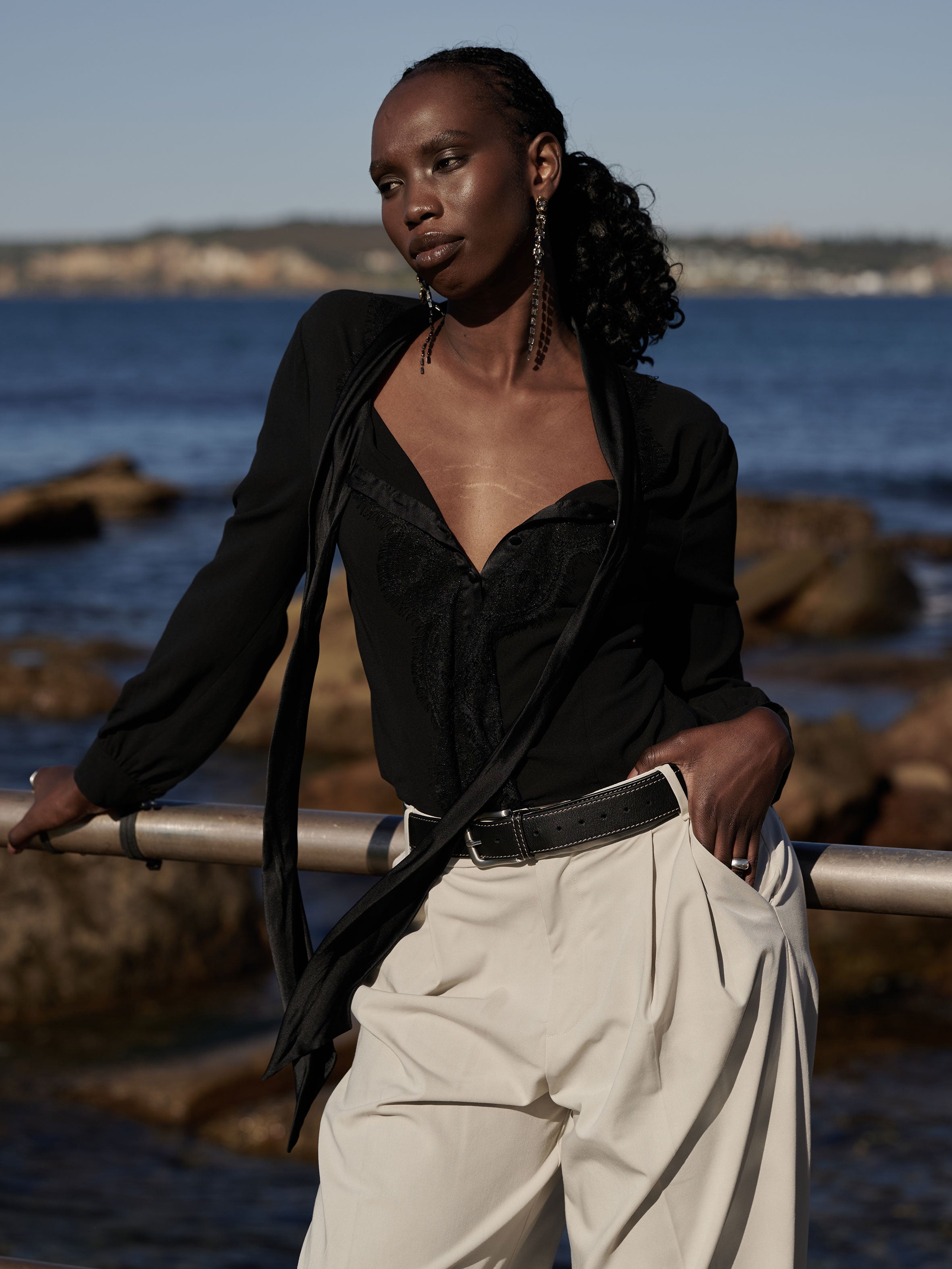 Paris Belt — Black, wide