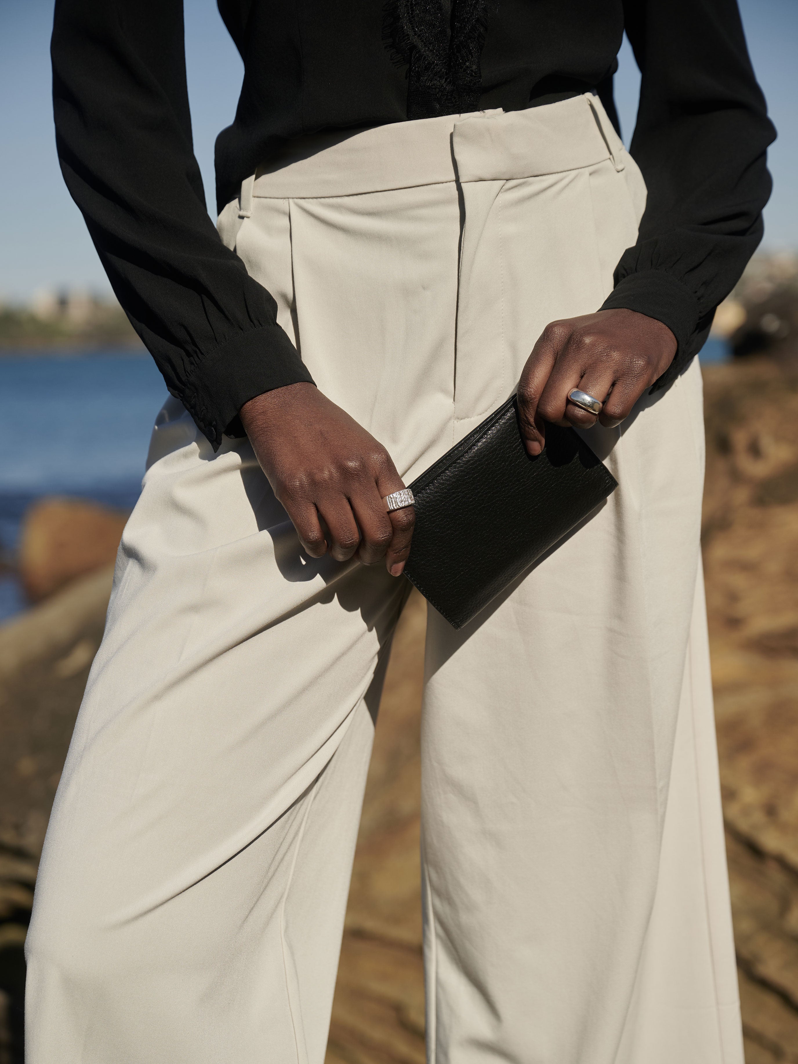 Bundle: Wallet & Passport Holder - black