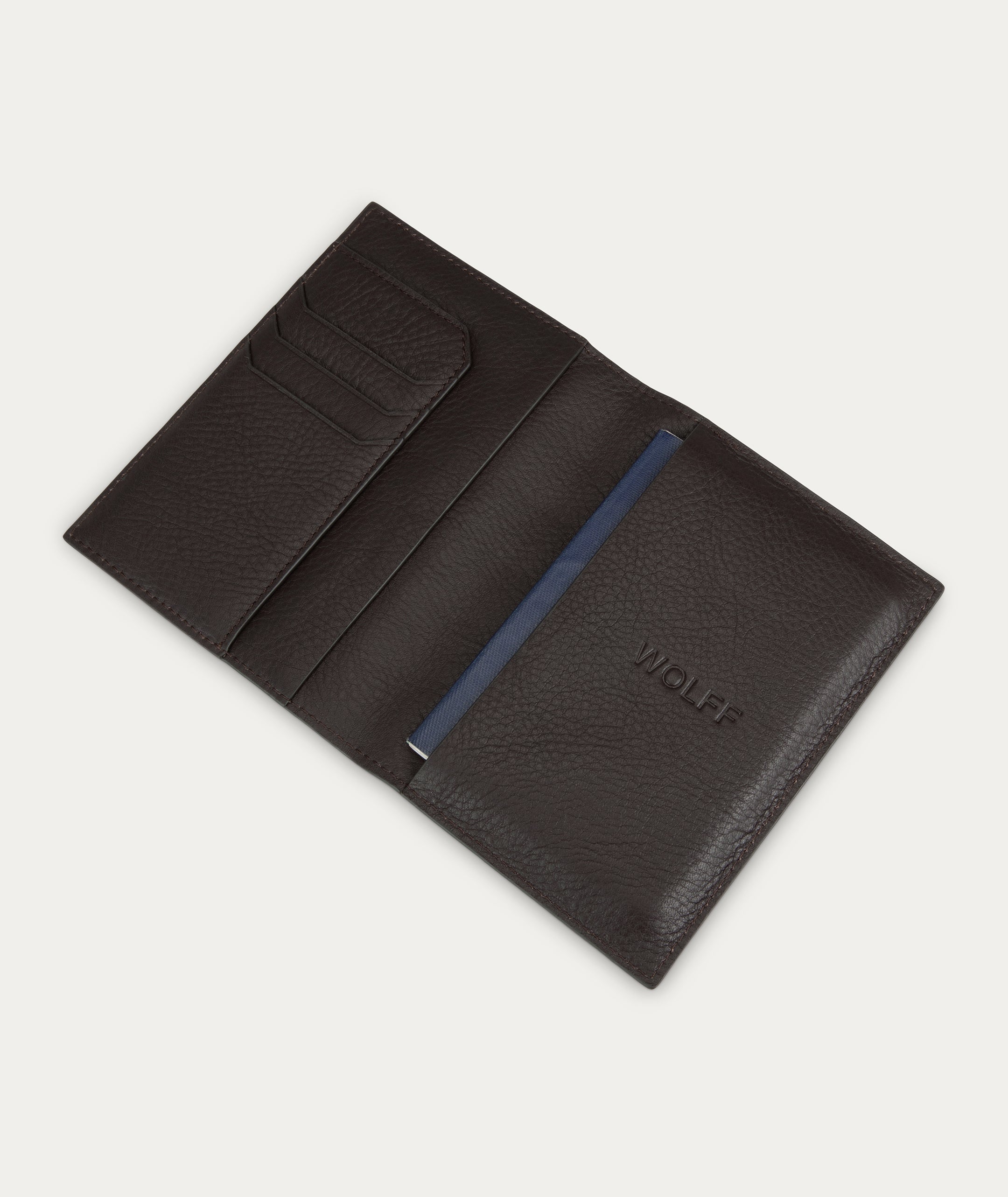 Bundle: Wallet & Passport Holder - chocolate