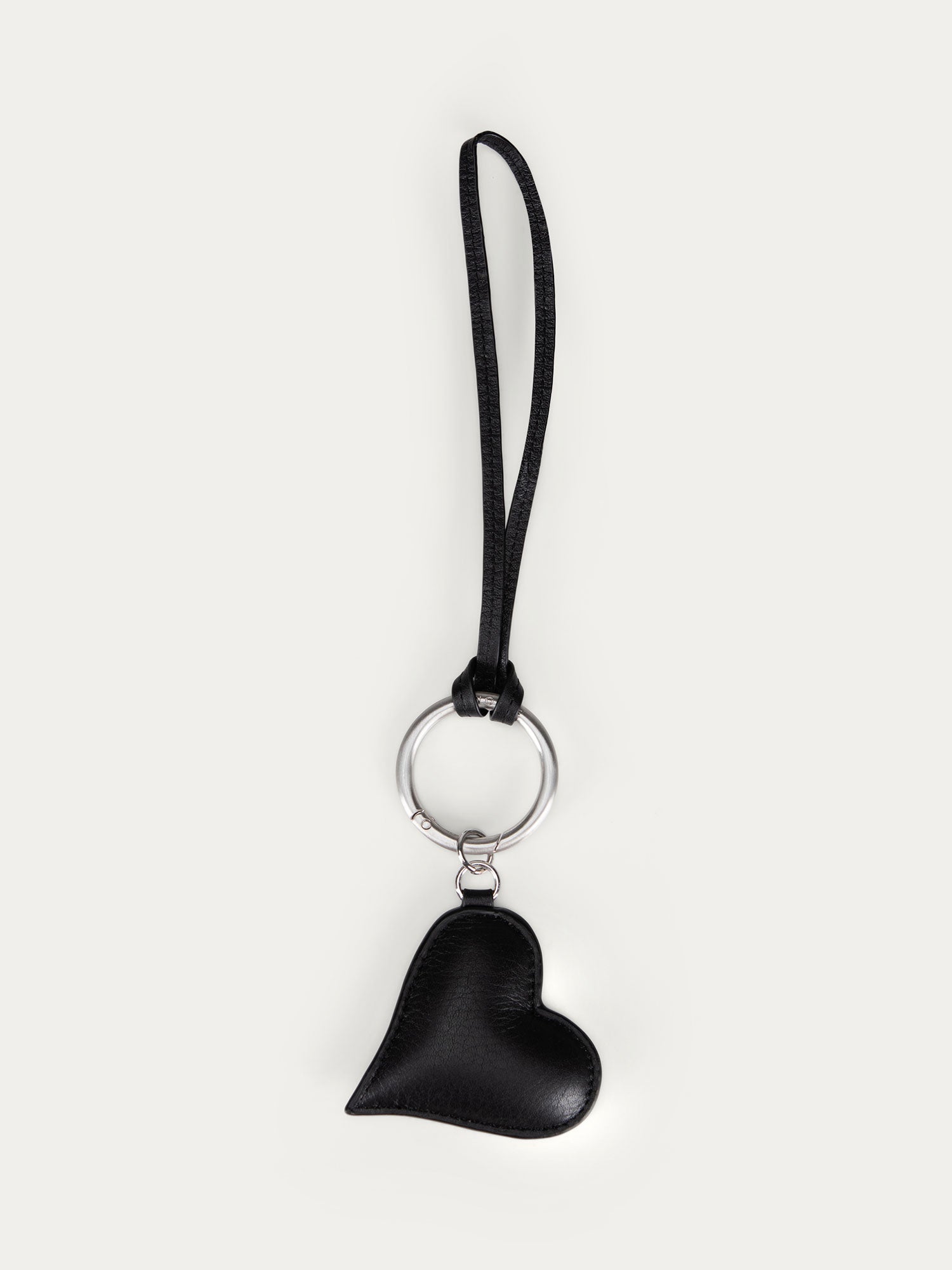 Heart Keyring — Black