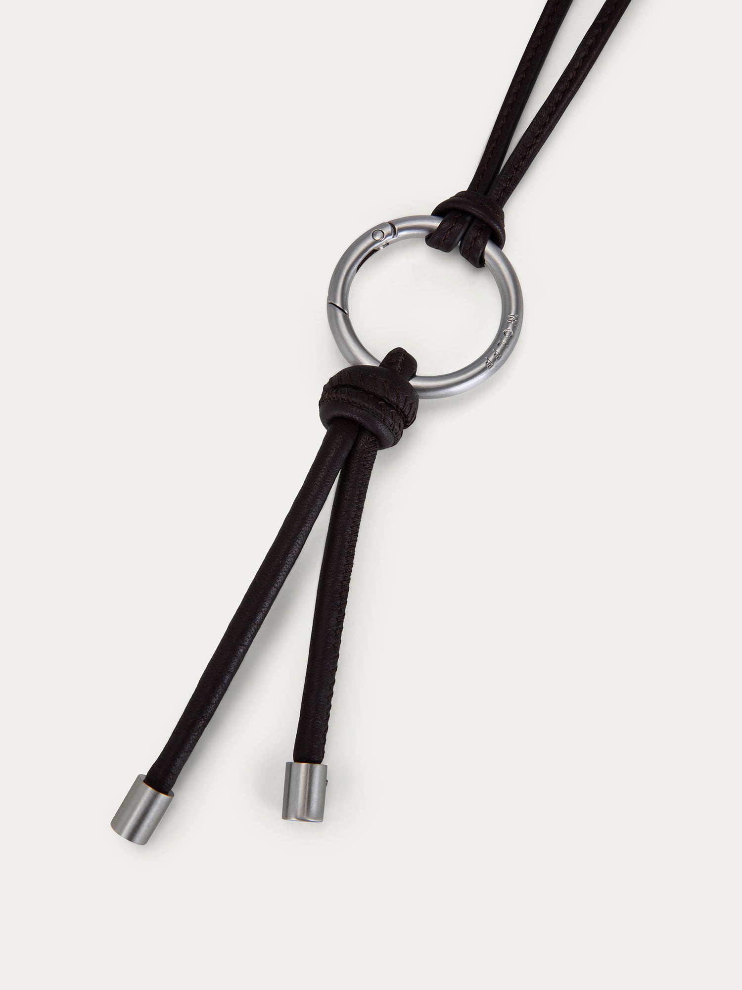 Wolff Signature Keyring — Chocolate
