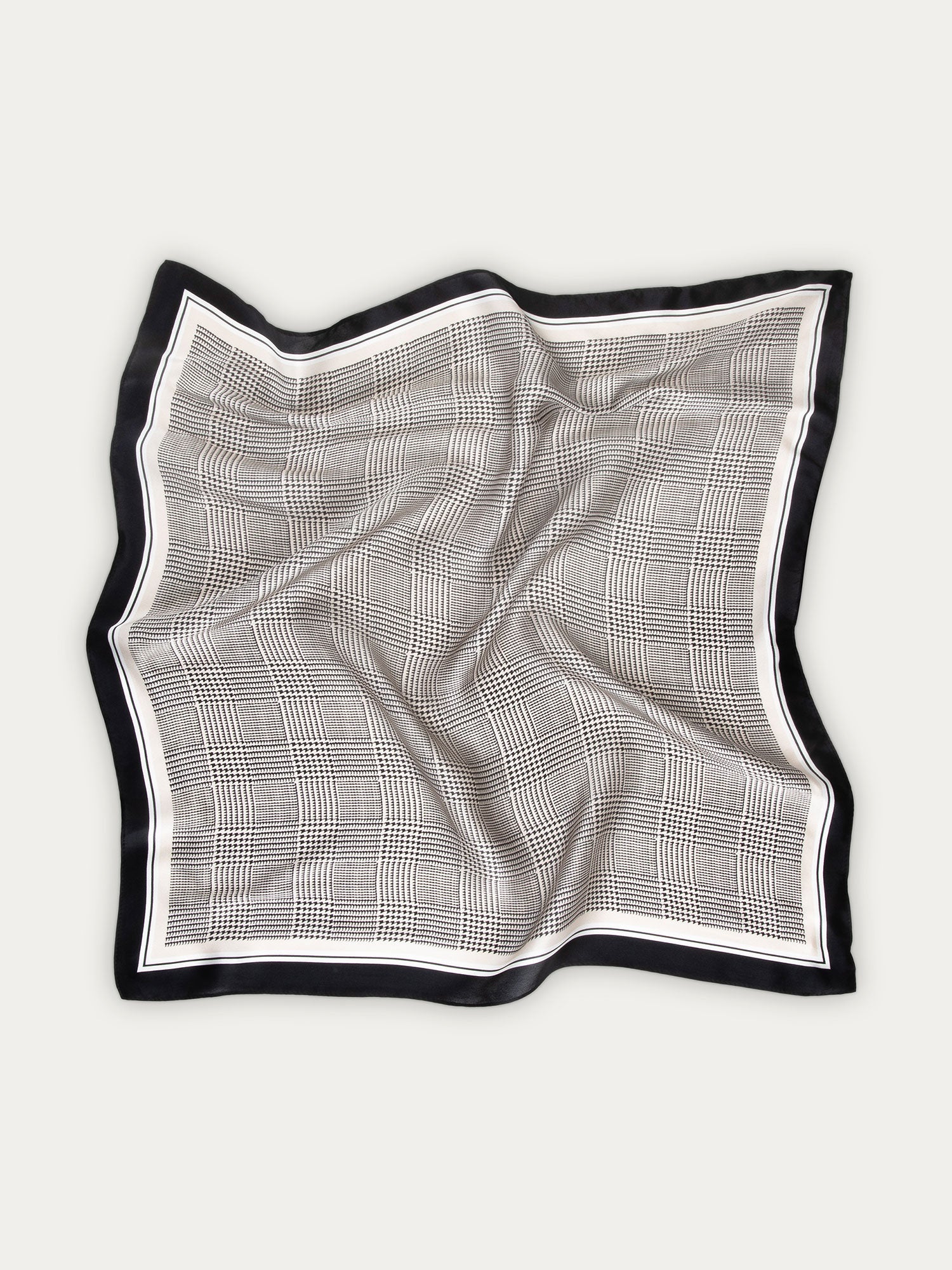 Silk Scarf - Check