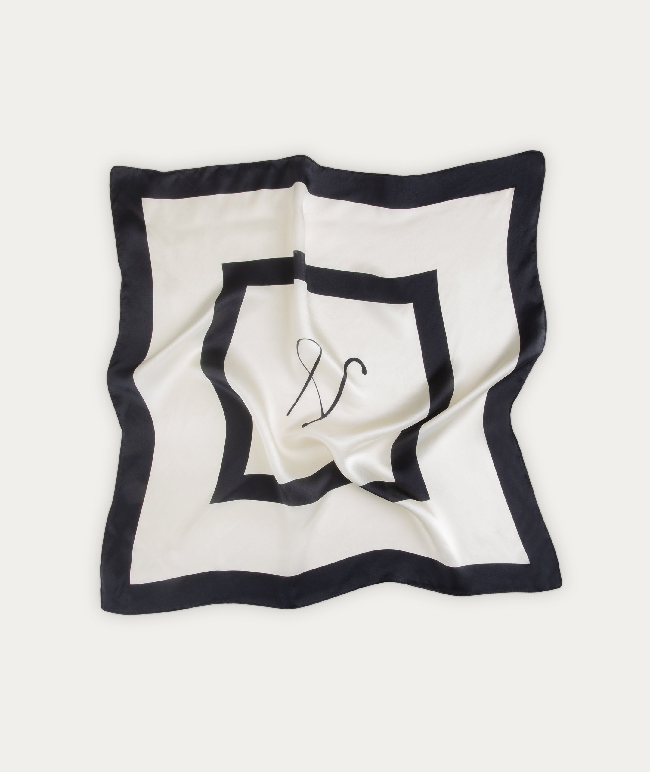 Bundle: Classic Silk Scarf + Wolff Keyring Chocolate