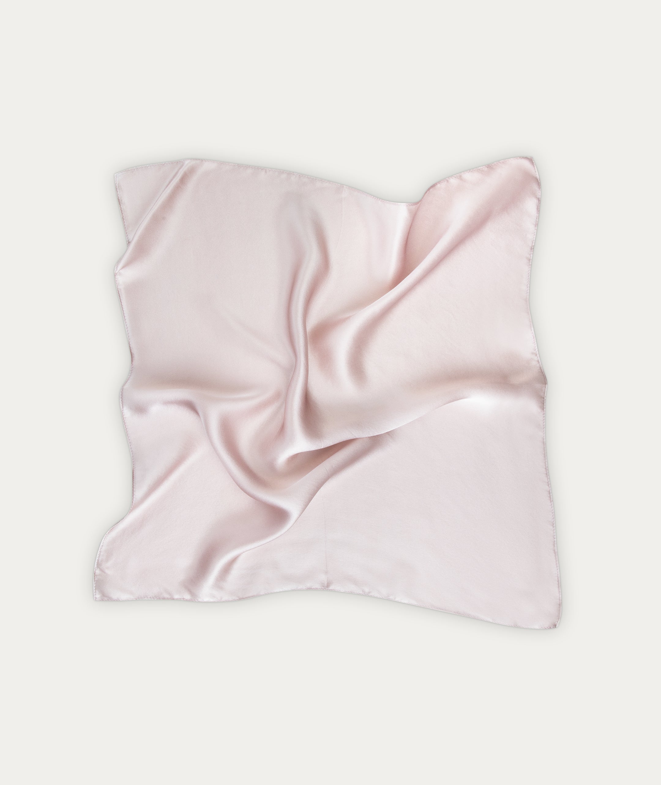 Bundle: Blush Silk Scarf + Wolff Keyring Black