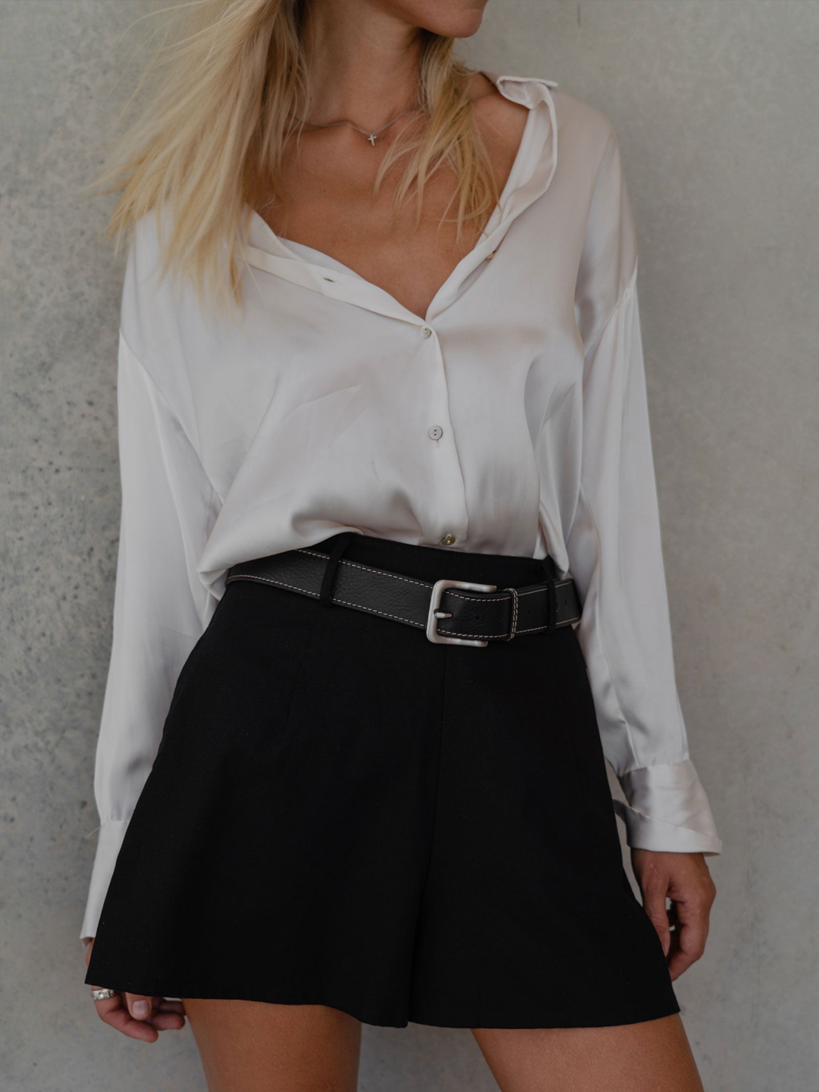 Paris Belt — Black, wide