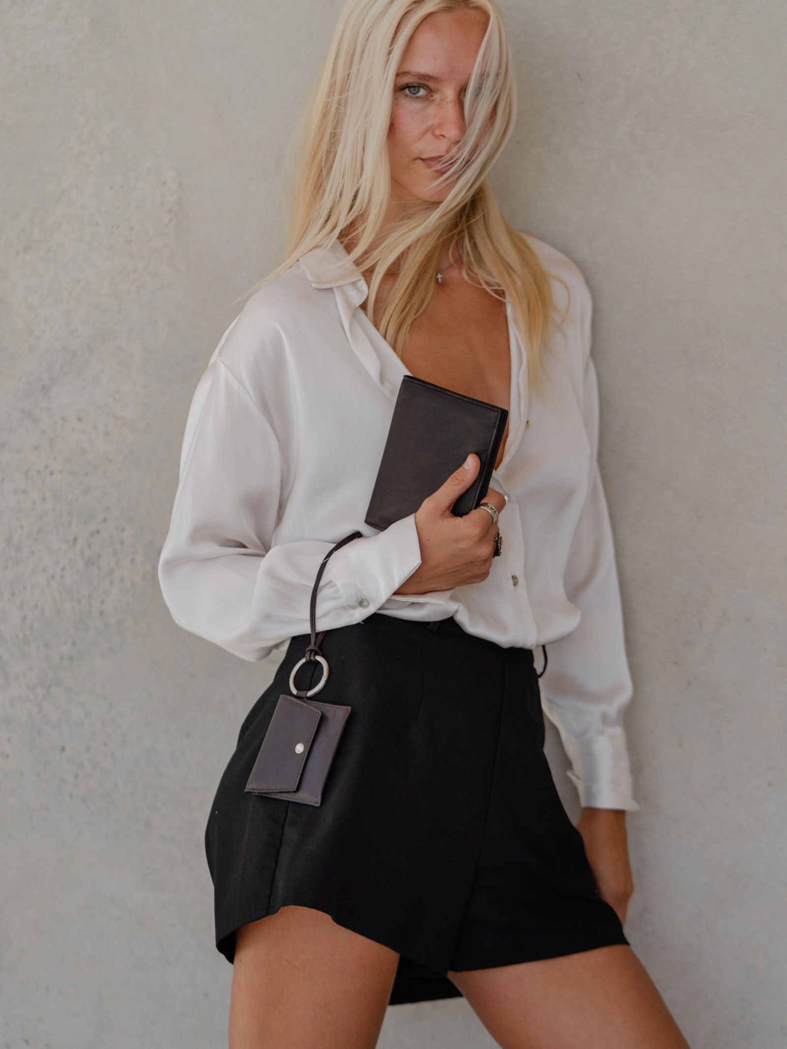 Bundle: Wallet & Passport Holder - chocolate