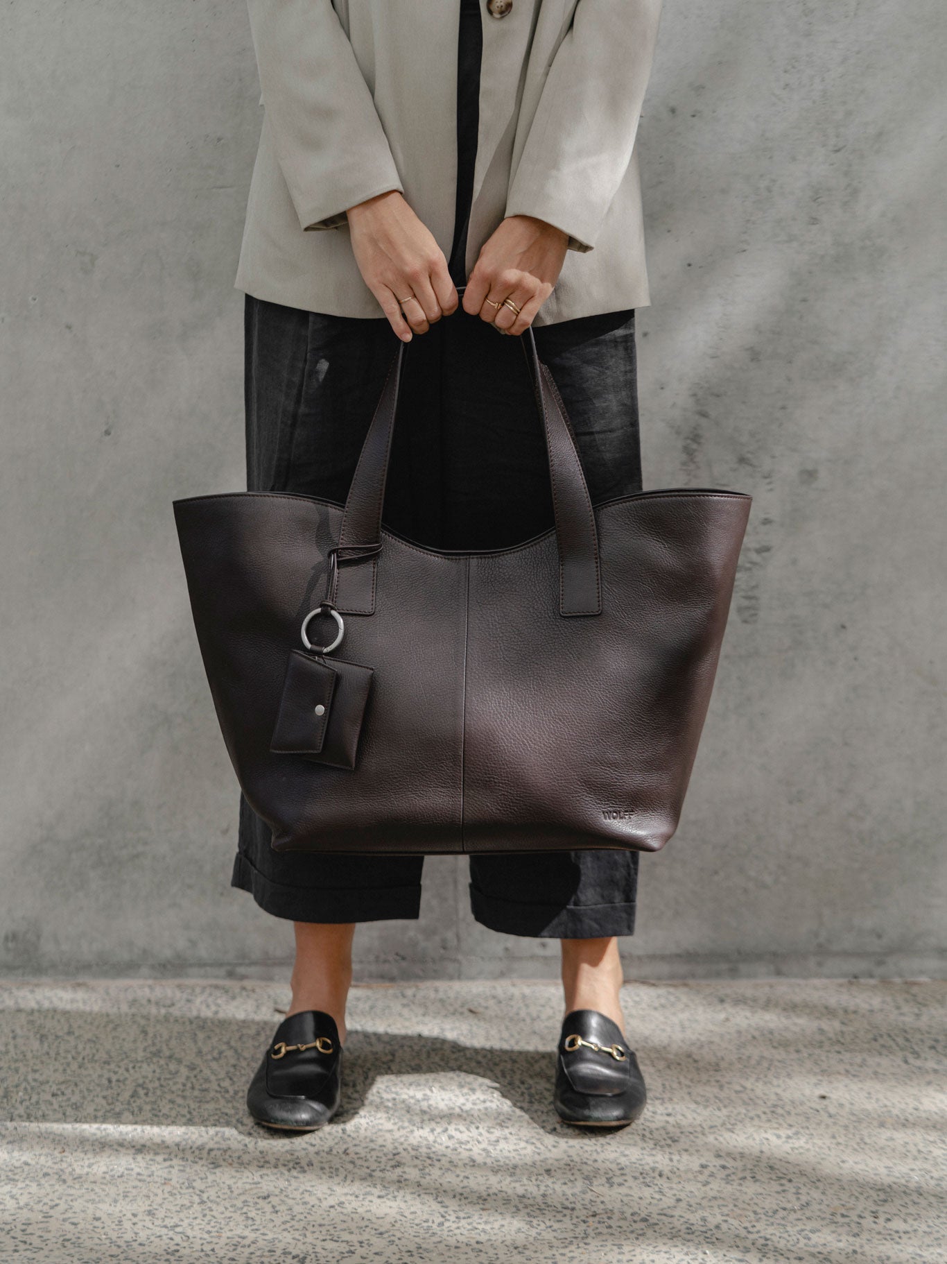 Sydney Tote Bag — Chocolate