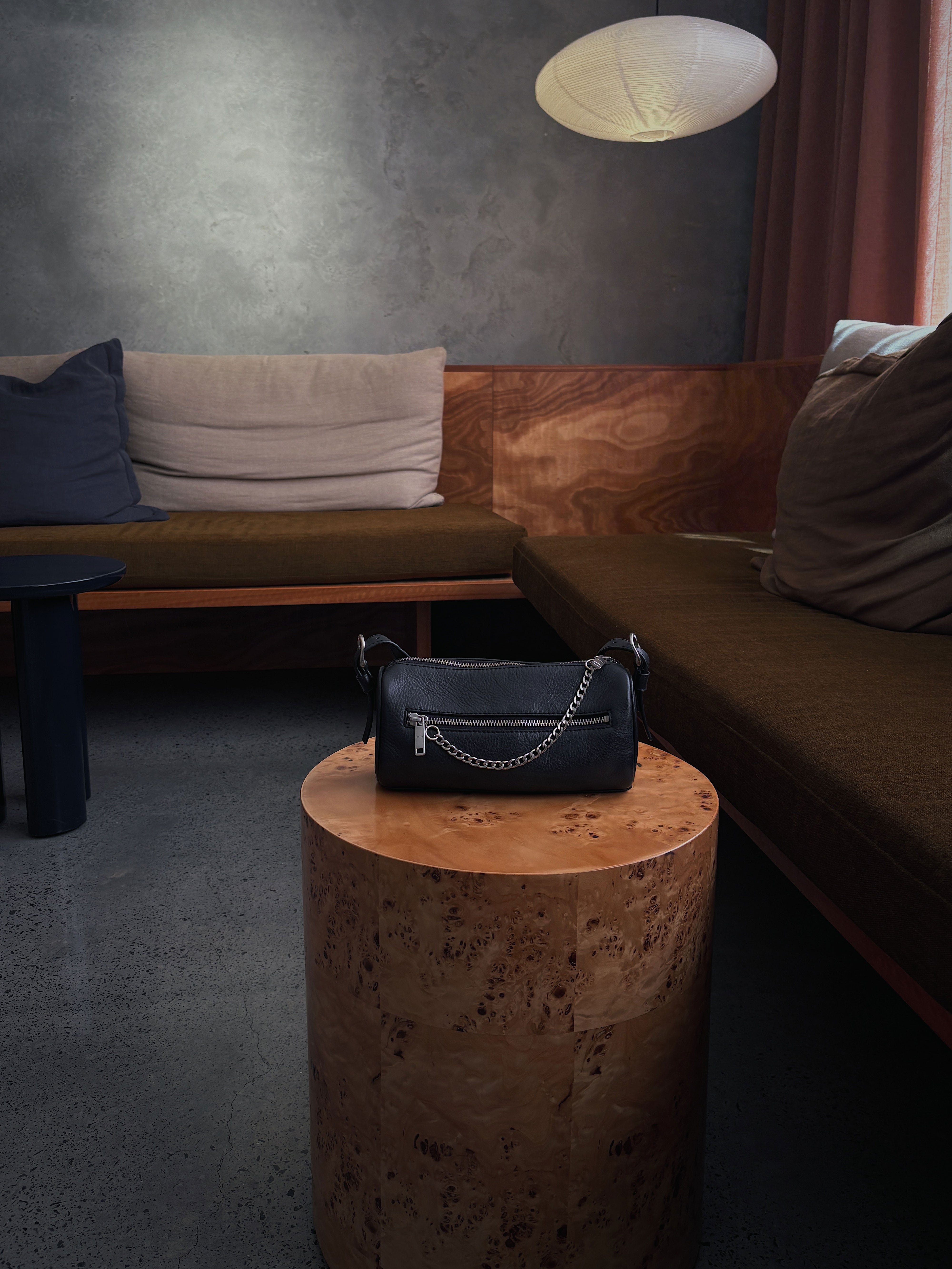 Tokyo Barrel Bag — Black