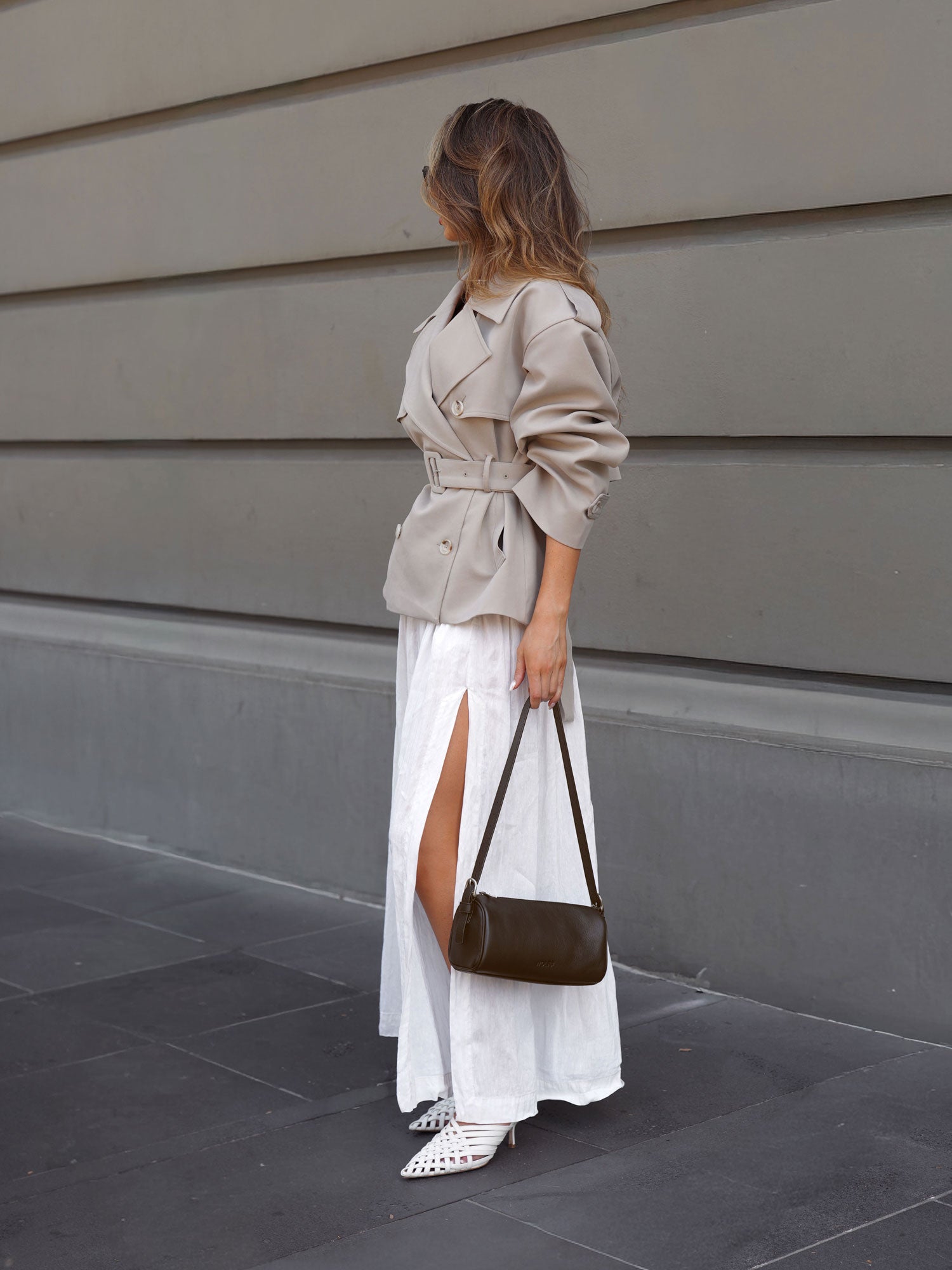 Tokyo Barrel Bag — Chocolate