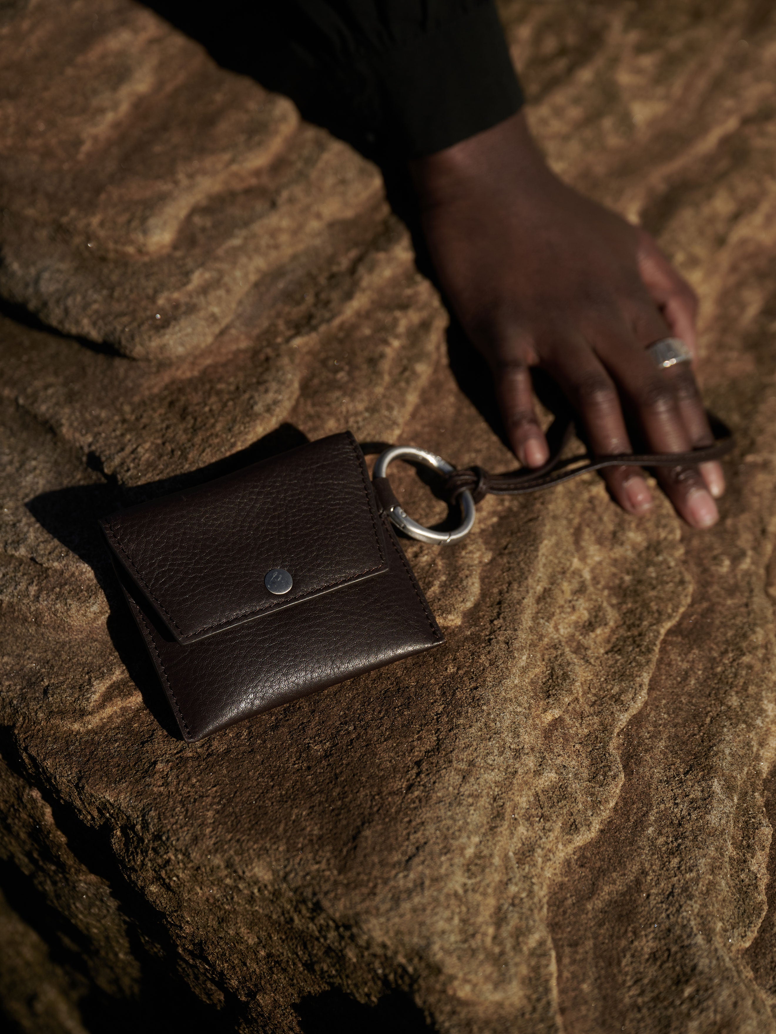 Elisa Mini Wallet — Chocolate