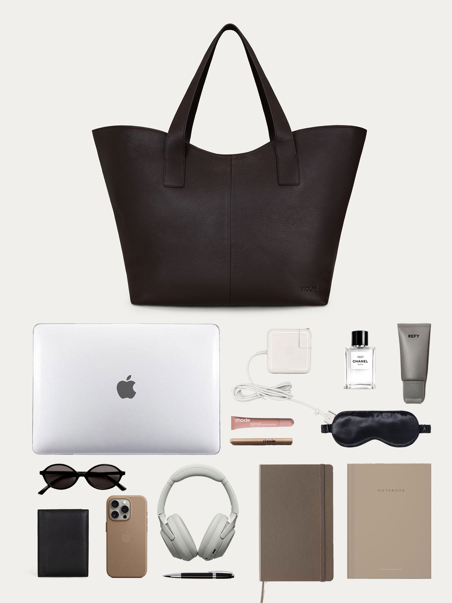 Sydney Tote Bag — Chocolate