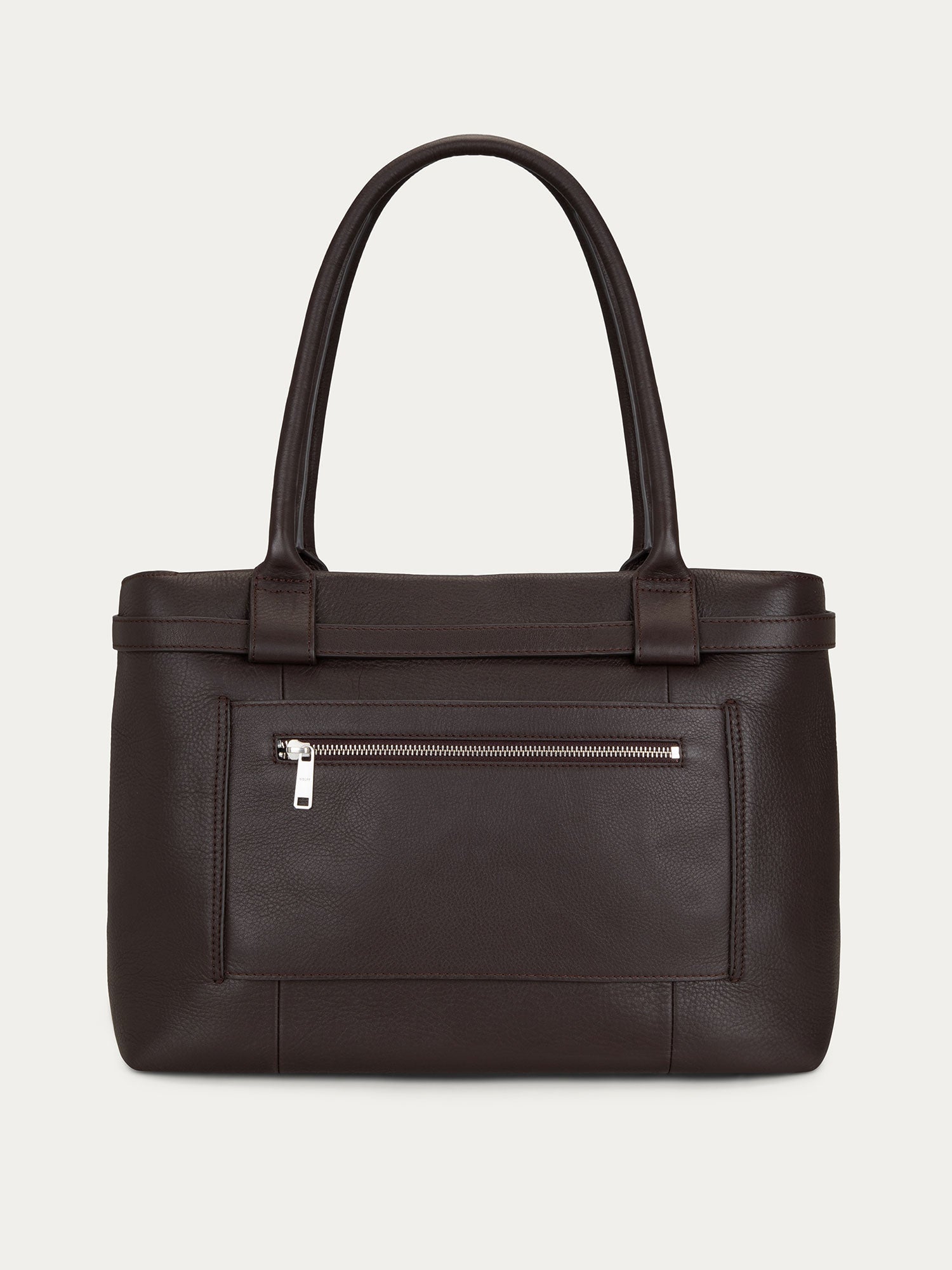Paris Tote by @dom.overseas — Chocolate, thin belt