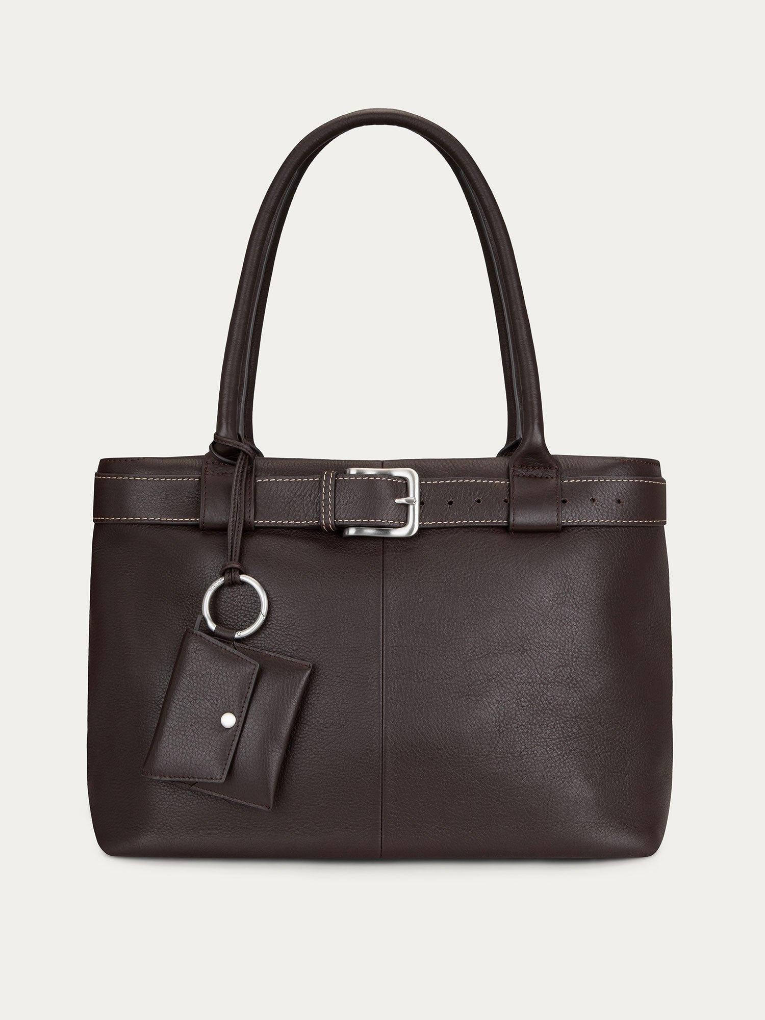 Paris Tote by @dom.overseas — Chocolate, wide belt