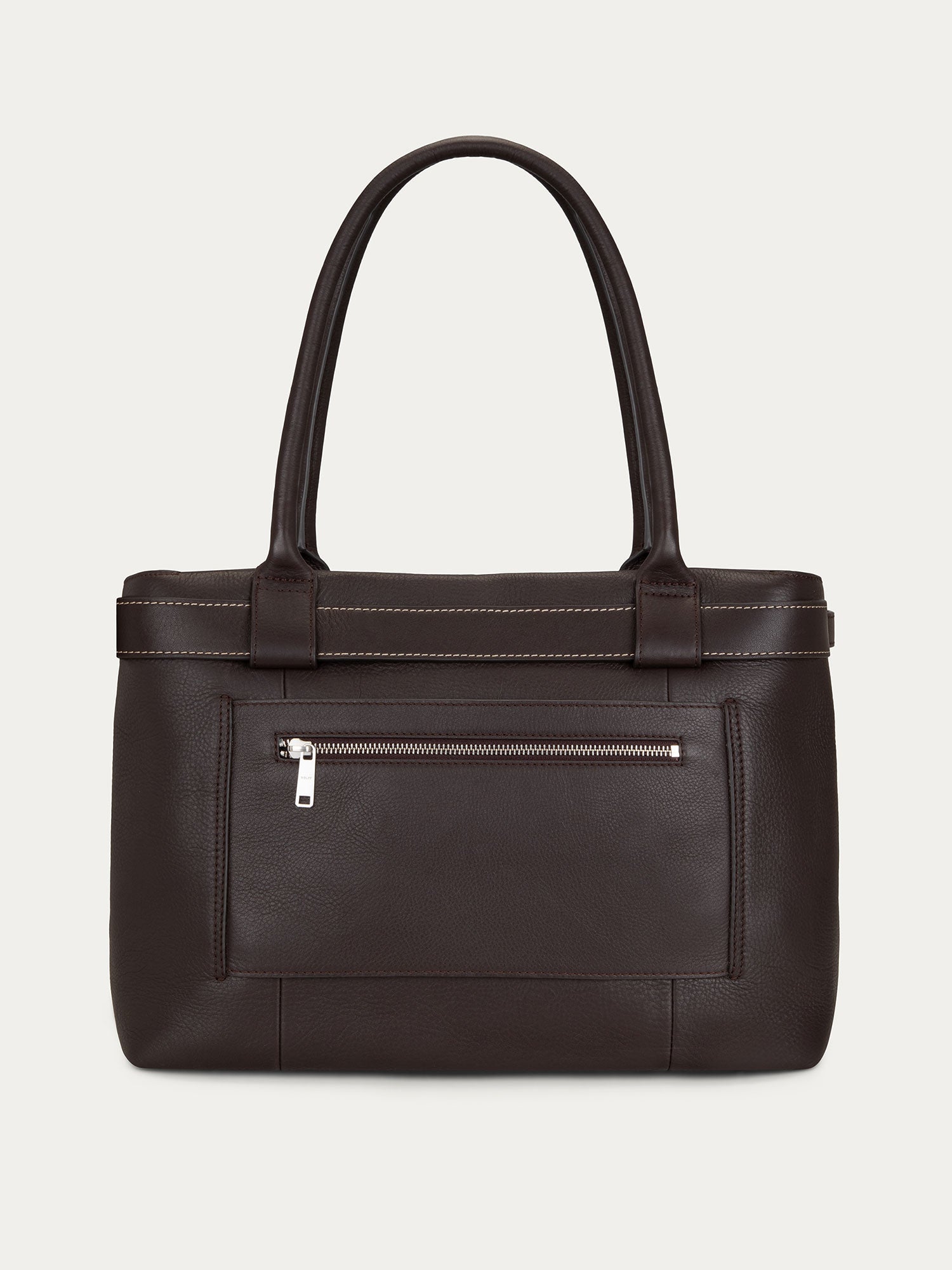 Paris Tote by @dom.overseas — Chocolate, wide belt