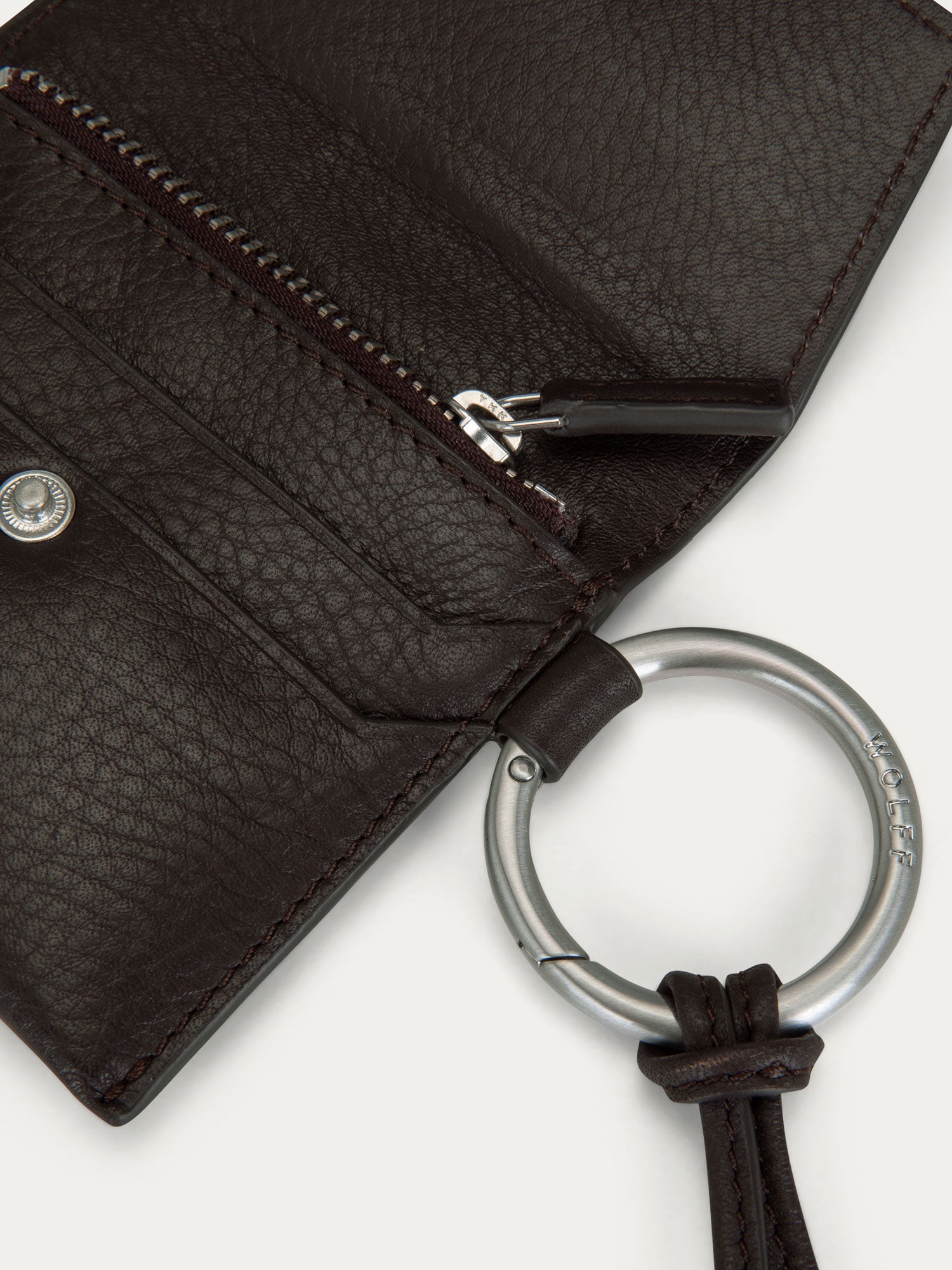 Elisa Mini Wallet — Chocolate