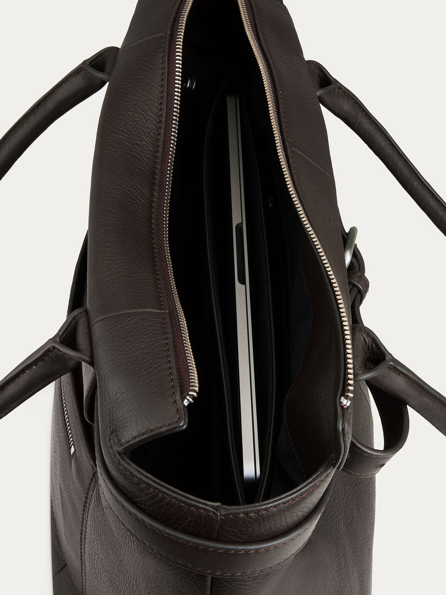 Paris Tote by @dom.overseas — Chocolate, thin belt