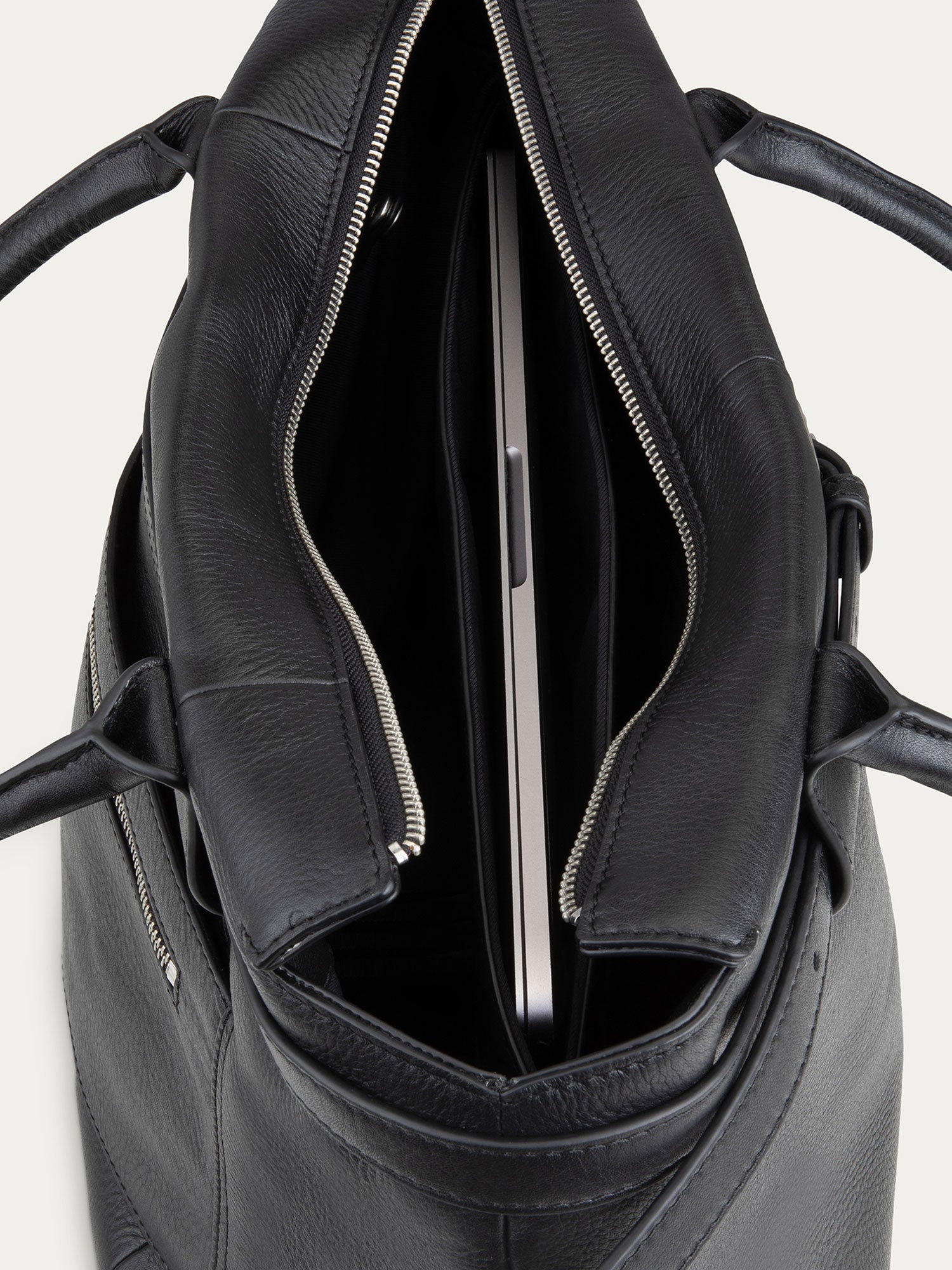 Paris Tote by @dom.overseas — Black, wide belt