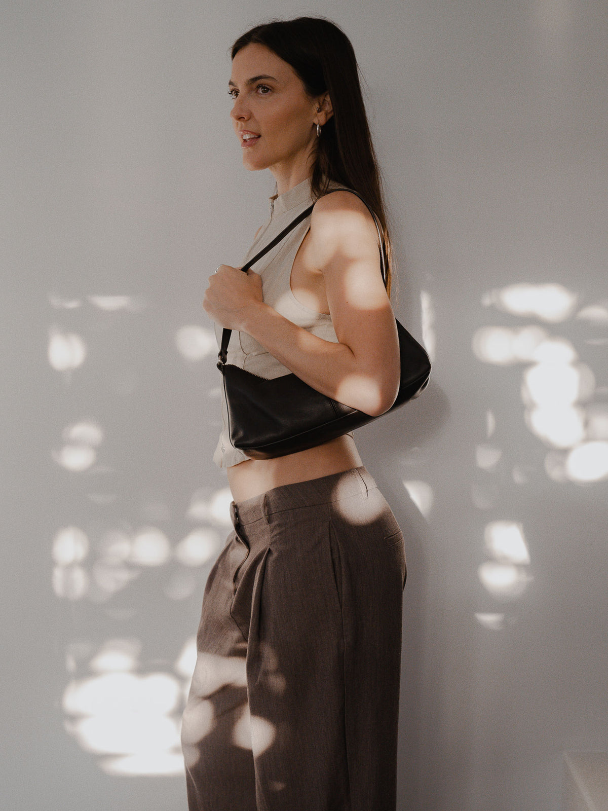 Berlin Shoulder Bag — Chocolate