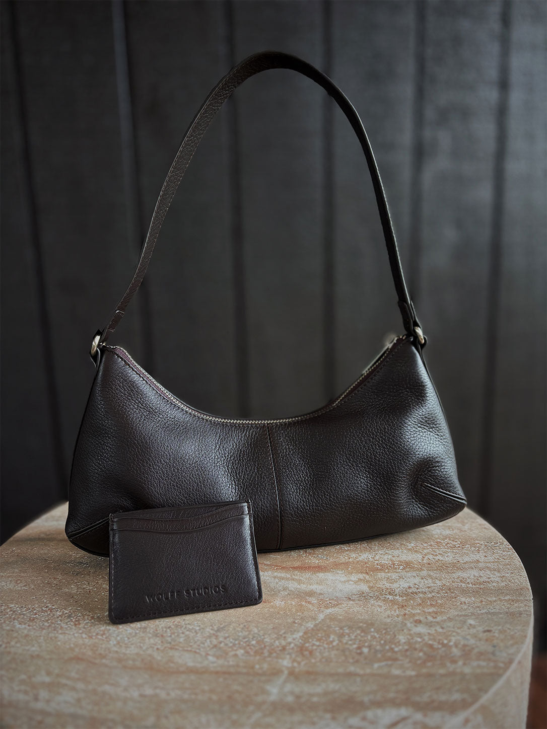 Berlin Shoulder Bag — Chocolate