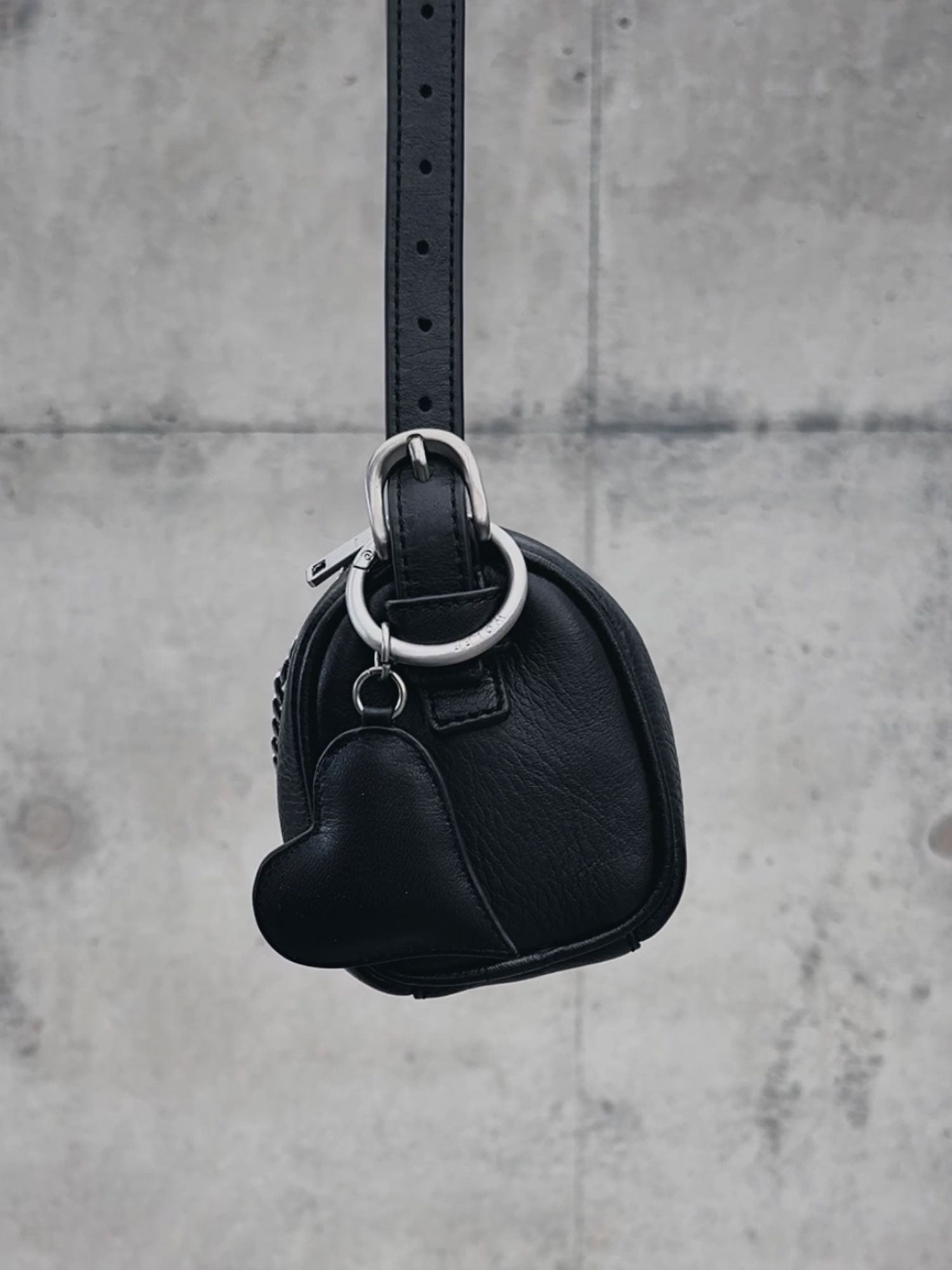 Wolff Heart Keyring — Black